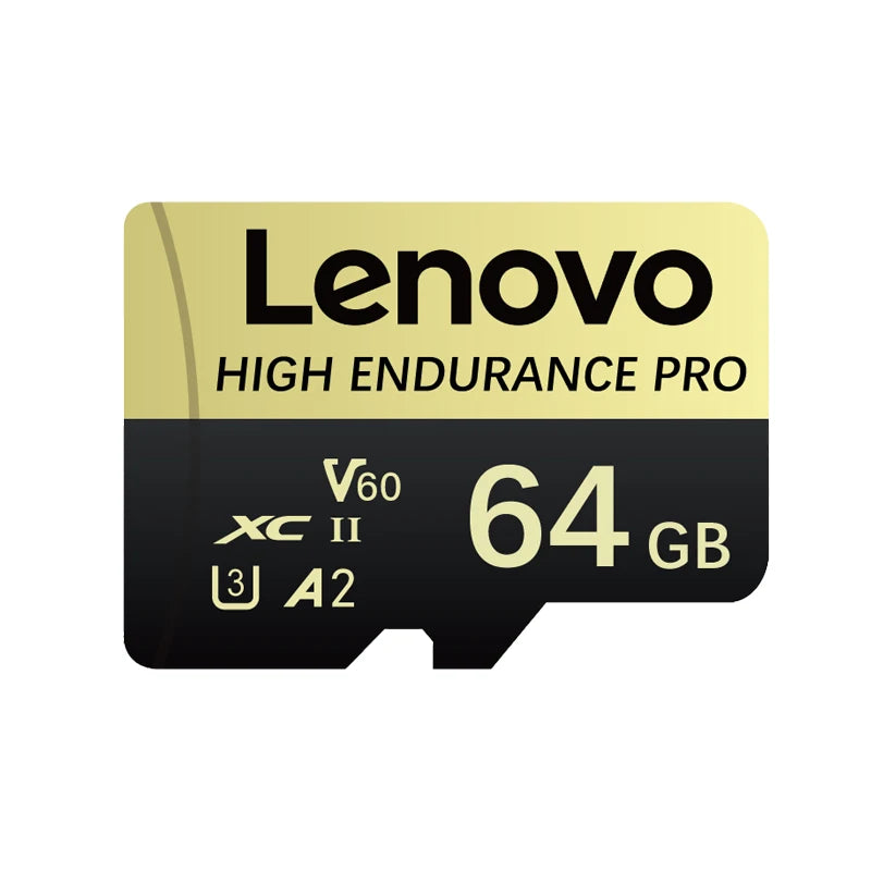 Original Lenovo High Speed SD Card 128GB 256GB 512GB Micro SD Card V60 U3 A2 Memory Card For Driving Recorder/Camera/Laptop