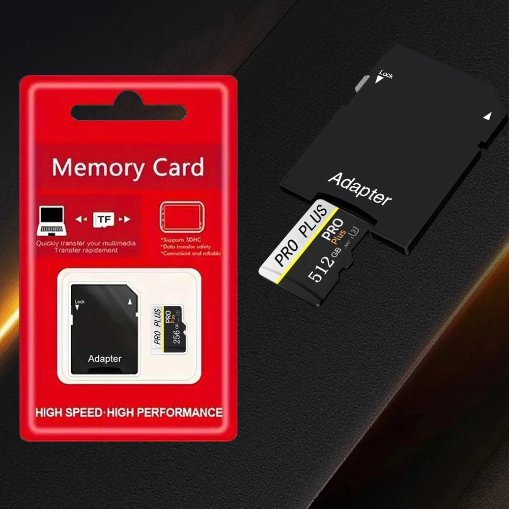 Reading Speed Micro SD TF Memory Card 256GB to 128GB 1TB 2TB for Monitoring - Specific Use Memory Storage for Digital Devices