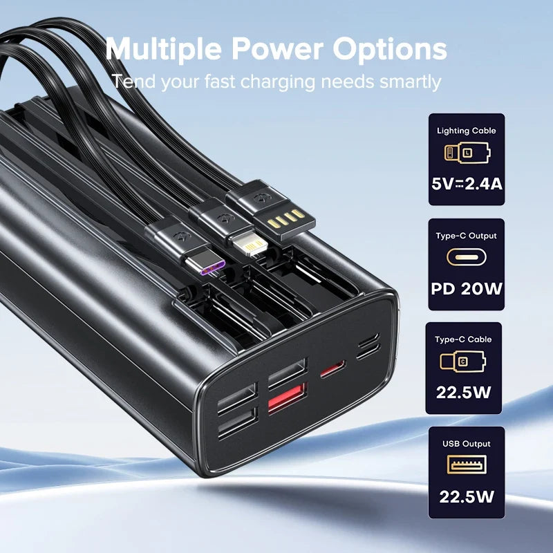 High-Capacity Power Bank 30000mAh – 22.5W Fast Charge