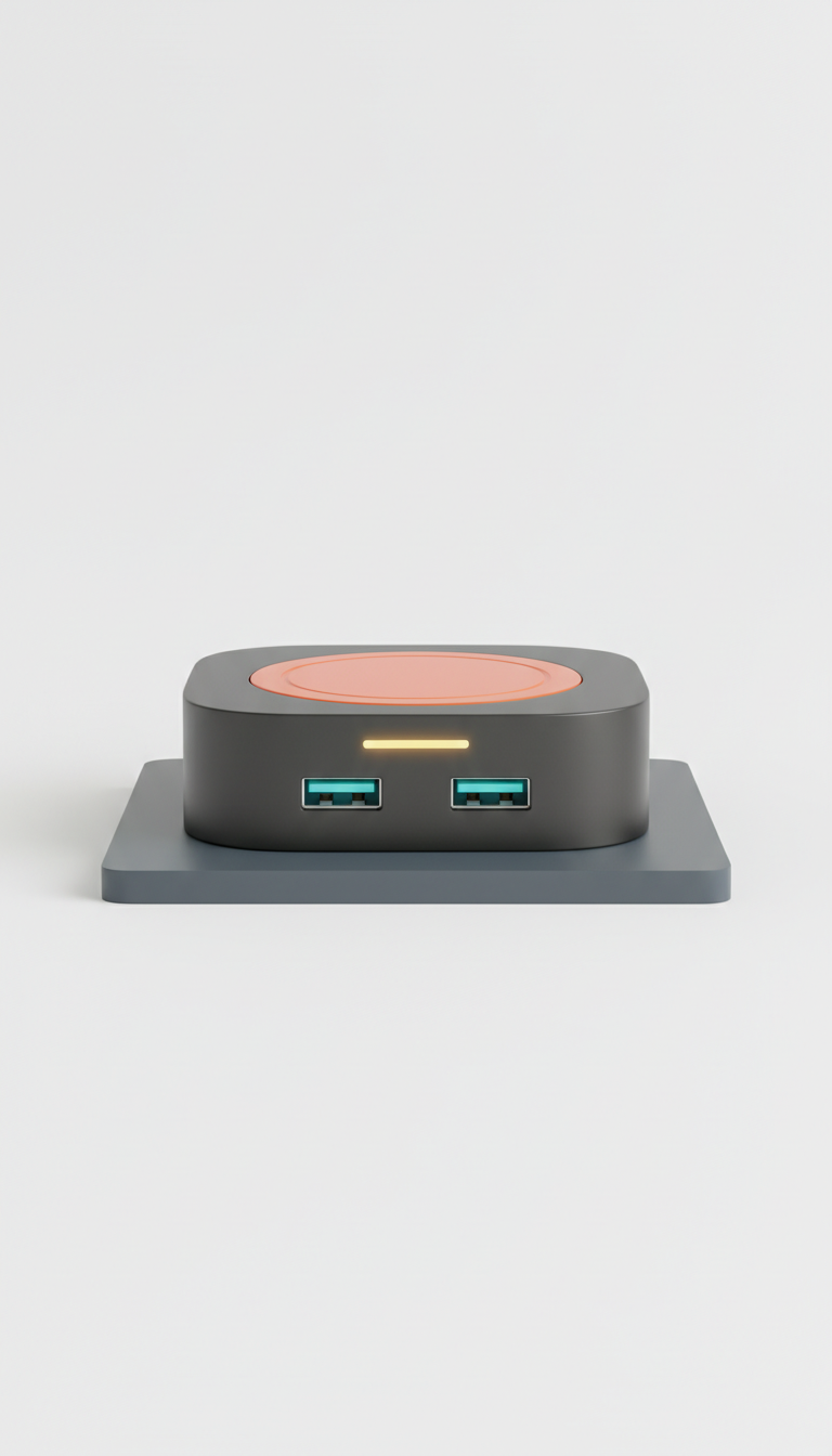 Magnetic USB Charging Dock Compact