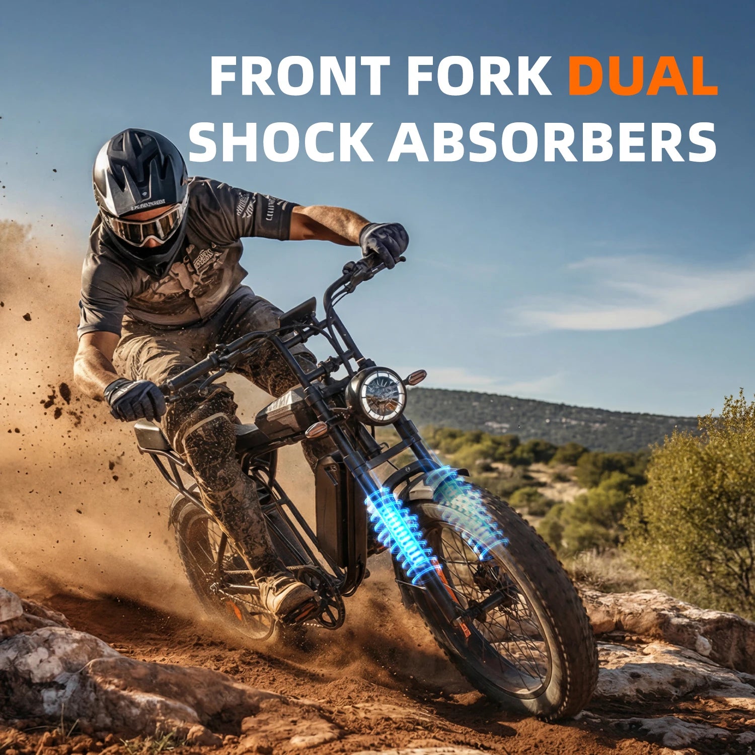 Electric bike Aairsk X5 20 x Compact Fatbike, removable battery 48V 15Ah on 80 km autonomía, Sous-Sous trunk, motor of 250W a 25 km/h, frenos de disco, painting of acero, E-BIKE