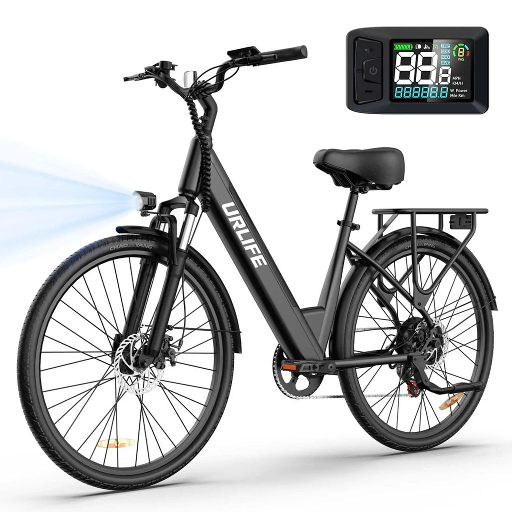 Suburban Electric bike Urlife E26, 26 inch, removable battery 36V 13Ah, 32 km/h, Electric bike for adults, commuting