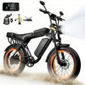 Electric bike Aairsk X5 20 x Compact Fatbike, removable battery 48V 15Ah on 80 km autonomía, Sous-Sous trunk, motor of 250W a 25 km/h, frenos de disco, painting of acero, E-BIKE