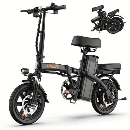 Electric bike foldable Urlife F1L 14 inch 500W 7.5Ah with removable battery