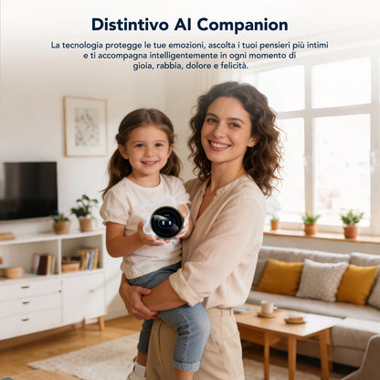 Z01 Next-Gen AI Wireless Translator & Companion-No Wi-Fi Required | Smart Assistant with real-time translation in 60 languages, visual interaction, integrated background picture & Everyday Companion