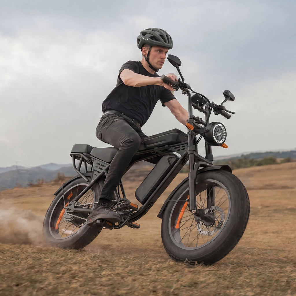 Electric bike Aairsk X5 20 x Compact Fatbike, removable battery 48V 15Ah on 80 km autonomía, Sous-Sous trunk, motor of 250W a 25 km/h, frenos de disco, painting of acero, E-BIKE