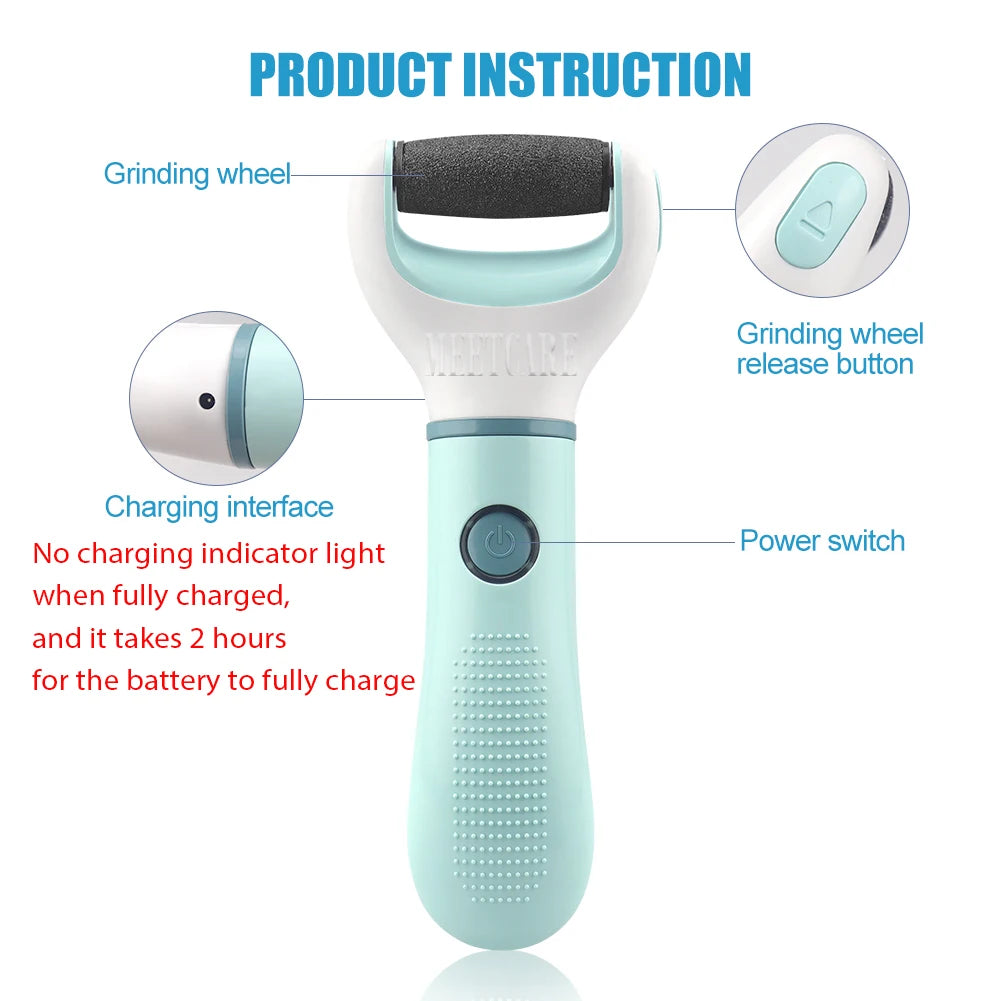Dead Skin Electric Foot Grinder  Pedicure Tool