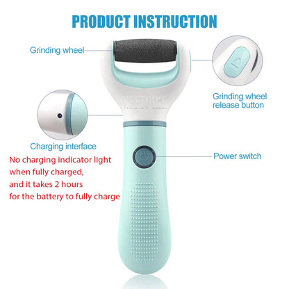 Dead Skin Electric Foot Grinder  Pedicure Tool