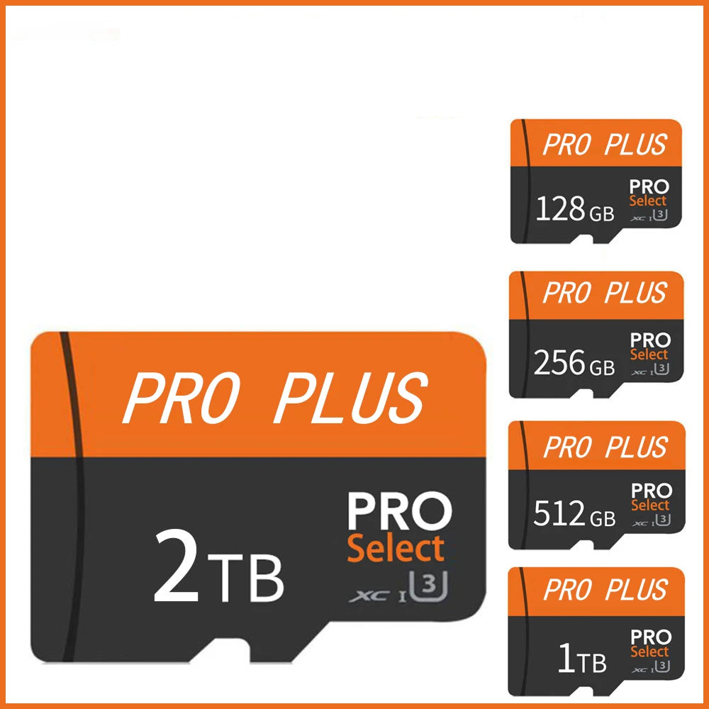Reading Speed Micro SD TF Memory Card 256GB to 128GB  1TB 2TB for Monitoring - Specific Use Memory Storage for Digital Devices