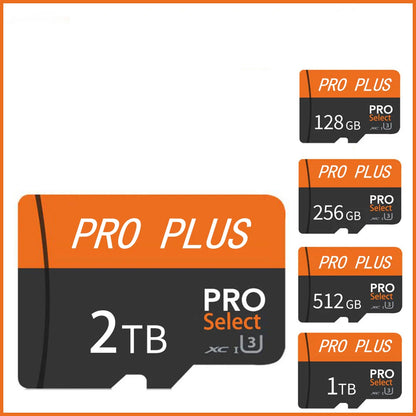 Reading Speed Micro SD TF Memory Card 256GB to 128GB  1TB 2TB for Monitoring - Specific Use Memory Storage for Digital Devices