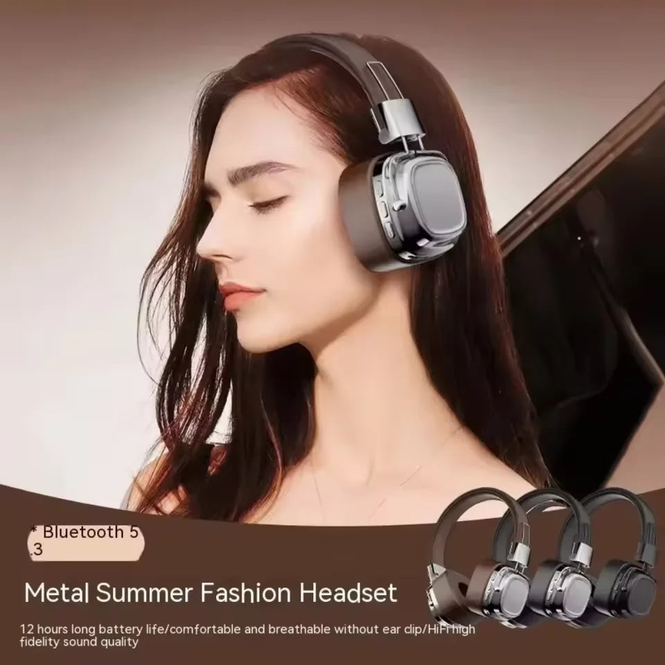 5.3 Foldable Wireless Bluetooth Headsets Headset Gamer Choice Retro Over Ear Headphones DJ Stereo Sounds Bluetooth