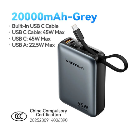 Power Bank Fast Charging Portable Charger for Xiaomi iPhone Pro Max Samsung Galaxy Battery 3C Powerbank