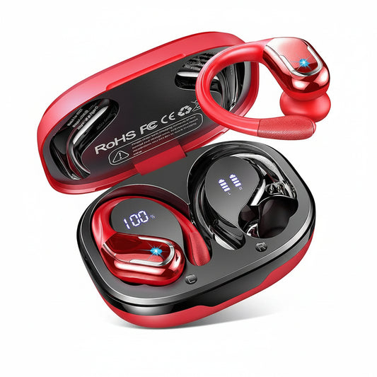 Waterproof Wireless Headphones with ENC Noise Cancelling Mic Deep Bass