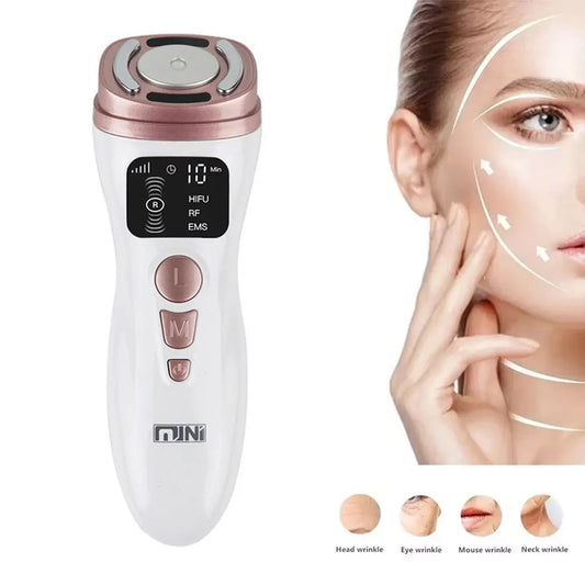 Facial anti-aging and wrinkle removal, face lifting device