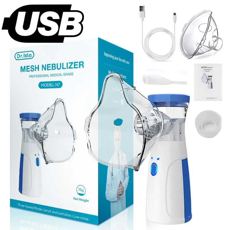 Asthma Inhaler Atomizer Children Health Care Mini Portable Nebulizer Humidifier