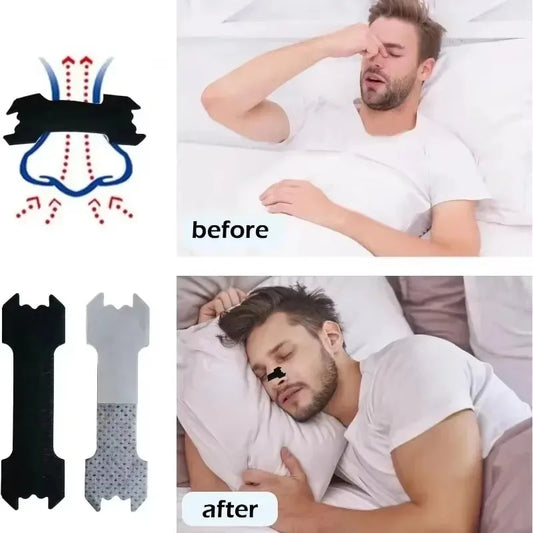 Anti Snoring Nose Patch Set Extra Strength Nasal Strips Better Breathing