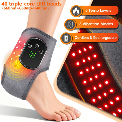 Electric Foot and Hand Massager with Heat &amp; Vibration for Joint Relief