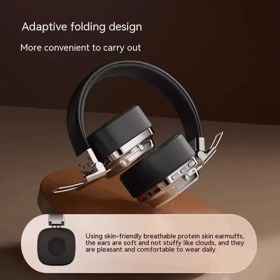 5.3 Foldable Wireless Bluetooth Headsets Headset Gamer Choice Retro Over Ear Headphones DJ Stereo Sounds Bluetooth