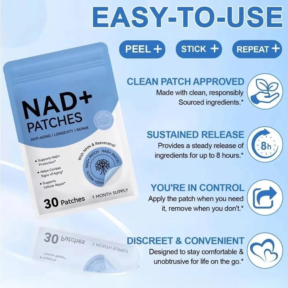 30PCS NAD+ Body Management Patch