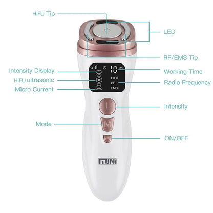 Facial anti-aging and wrinkle removal, face lifting device