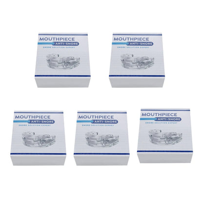 1/2/3/4/5Pcs,Anti-Snoring Teeth Bruxism Mouthguard Improves Sleep Teeth Bruxism Sleep and Apnea Snoring Device Stops Snoring