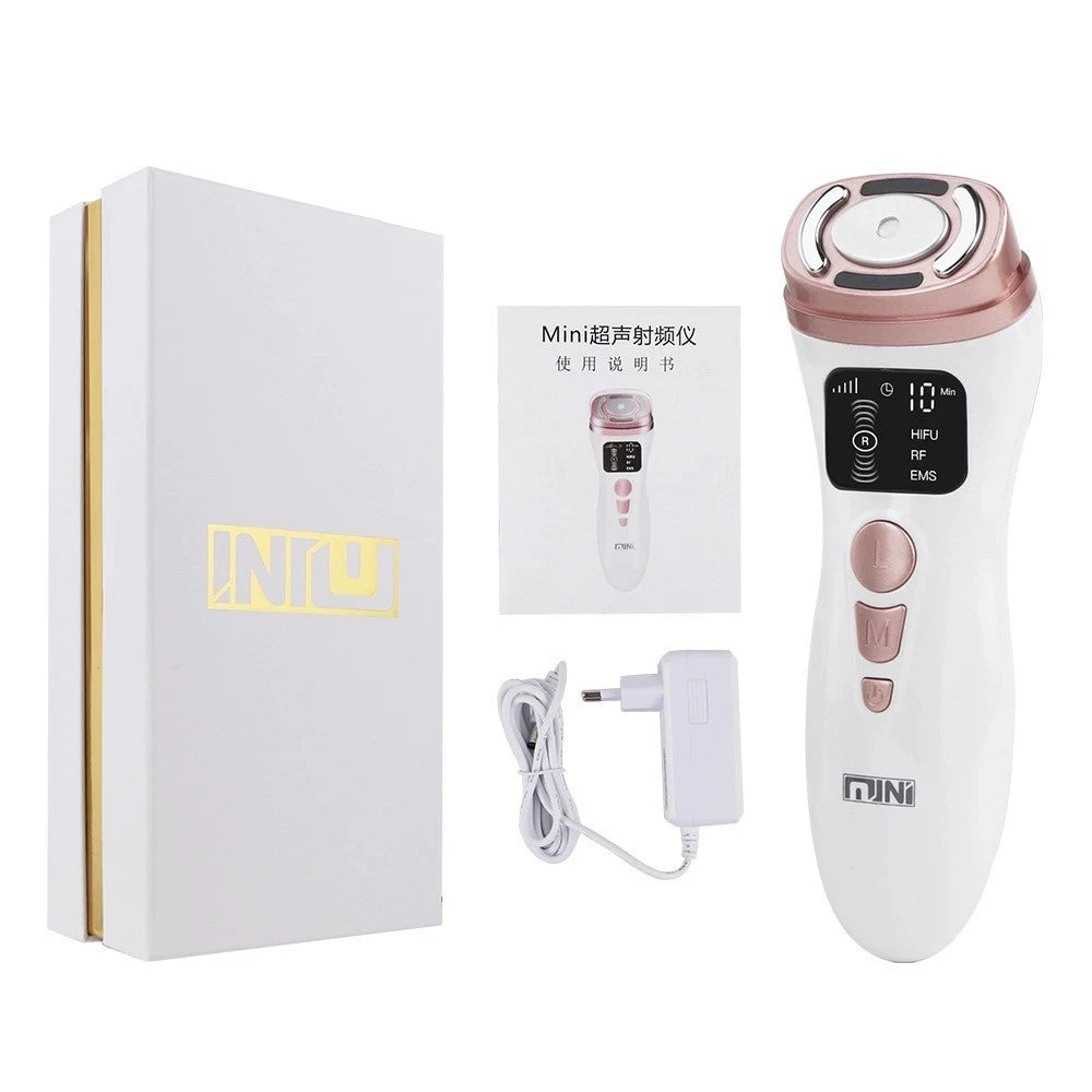 Facial anti-aging and wrinkle removal, face lifting device