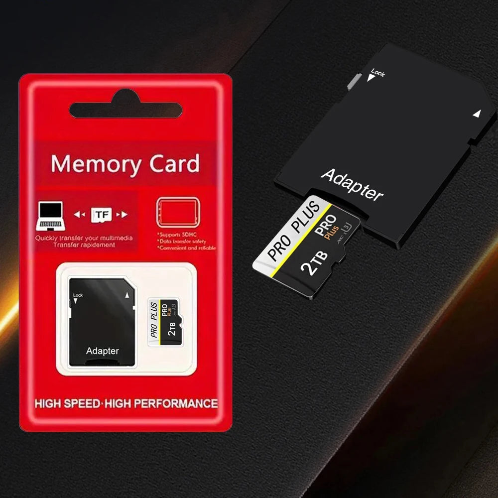 Reading Speed Micro SD TF Memory Card 256GB to 128GB  1TB 2TB for Monitoring - Specific Use Memory Storage for Digital Devices