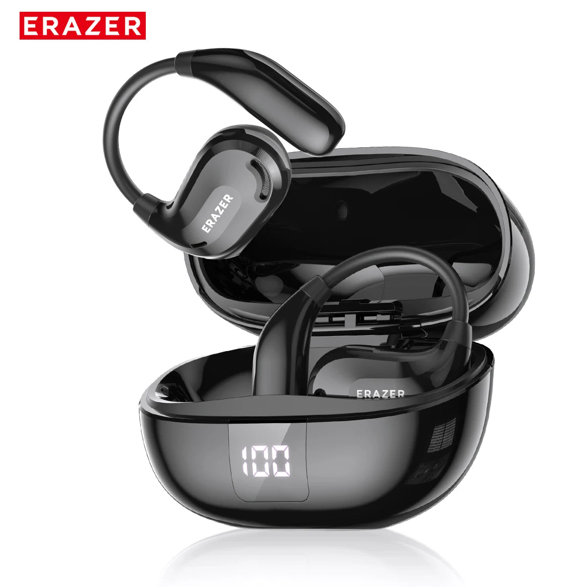 ERAZER XT66PRO Bluetooth Earphones ASMR Headsets DIY APP AI Translator Earbuds Wireless Headphones 13 Hours Long Life Display