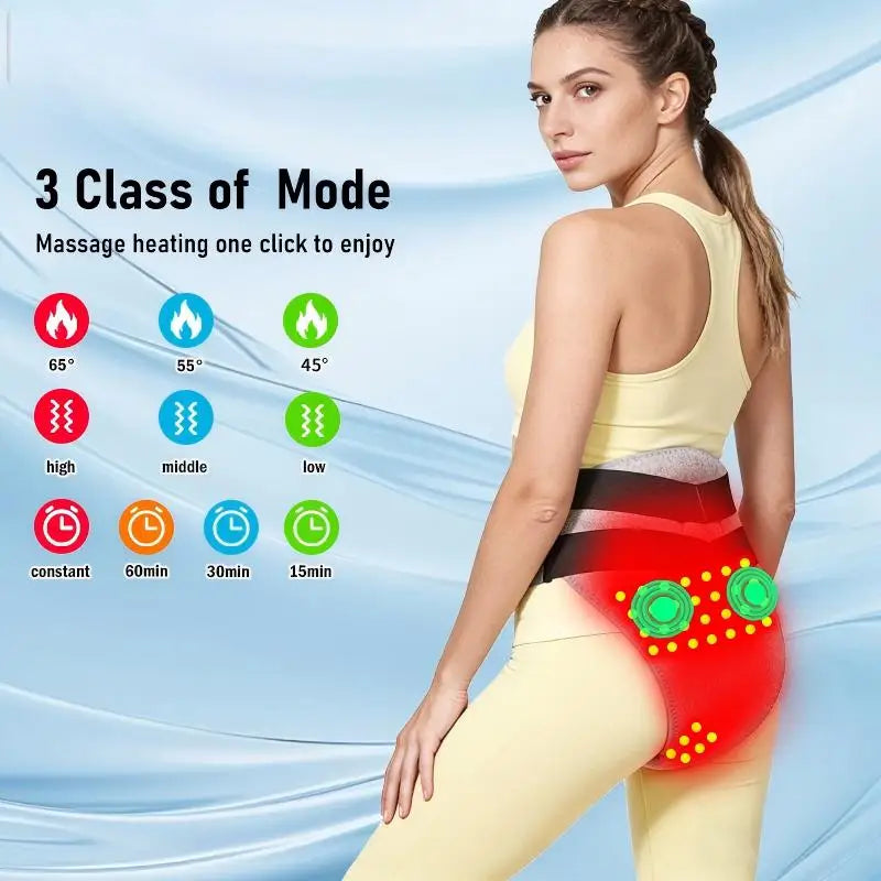 660Nm Red Light Heating Pad 162 Led Abdominal Massage Relieve Abdominal Pain Cold Uterus Menstrual Cramps Warm Care Support