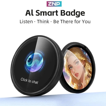 Al Badge Personal Assistant Gadget, AI Life Assistant with ChatGPT and Real-Time Translation