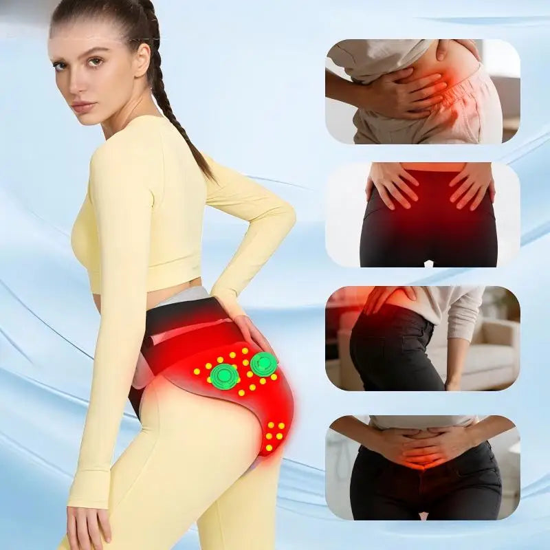 660Nm Red Light Heating Pad 162 Led Abdominal Massage Relieve Abdominal Pain Cold Uterus Menstrual Cramps Warm Care Support