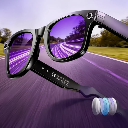 AI Smart Glasses — 800W Camera | Translation | Waterproof | Men