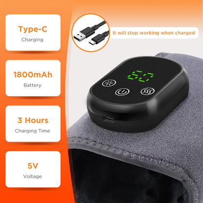 Electric Foot and Hand Massager with Heat &amp; Vibration for Joint Relief