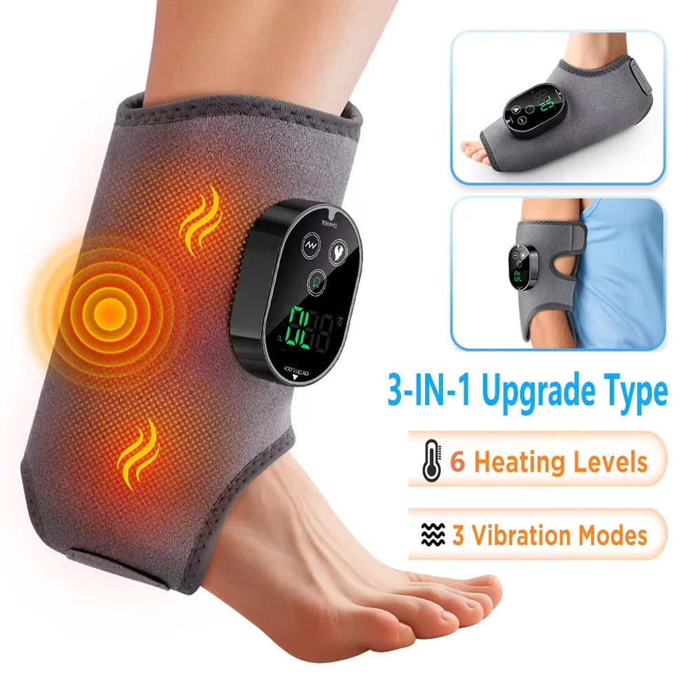 Electric Foot and Hand Massager with Heat &amp; Vibration for Joint Relief