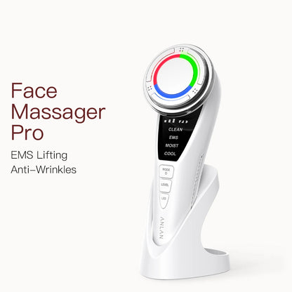 ANLAN EMS Facial Massager Pro Face Lifting Skin Rejuvenation Cold Hot Compress Deep Cleaning Anti-aging Skincare Beauty Device