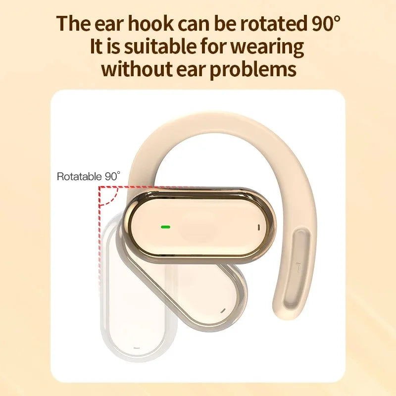 Bluetooth 5.4 Earphones IPX7 Waterproof 20Hrs Wireless Headphones with ENC Noise Cancelling Mic Deep Bass For Sports Workout Gym