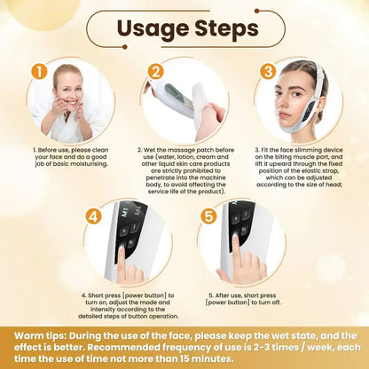 Facial Firming Massager Double Chin Removal Beauty Device